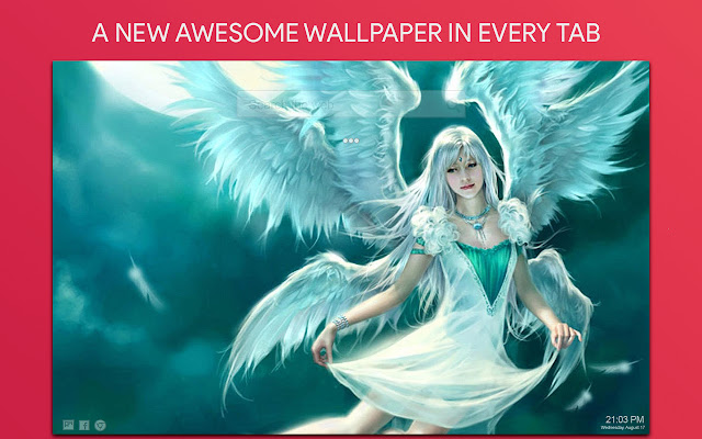Angel Wallpaper HD Custom New Tab