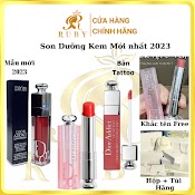 [Mẫu Mới 2021] Son Dưỡng Dior Addict Lip Glow, Son Kem Tatto Mẫu Mới 2023, Son Dior Chính Hãng, Tiệm Sơn Ruby