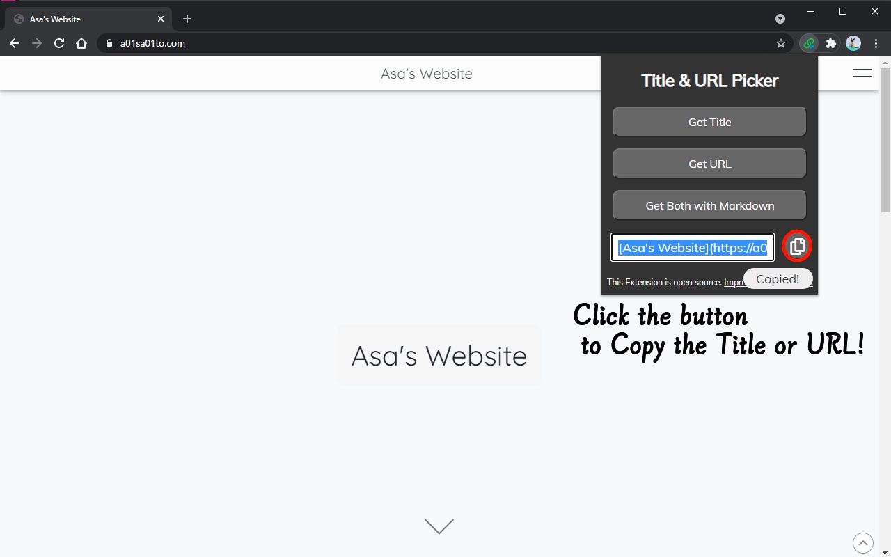 Title & URL Picker Preview image 3