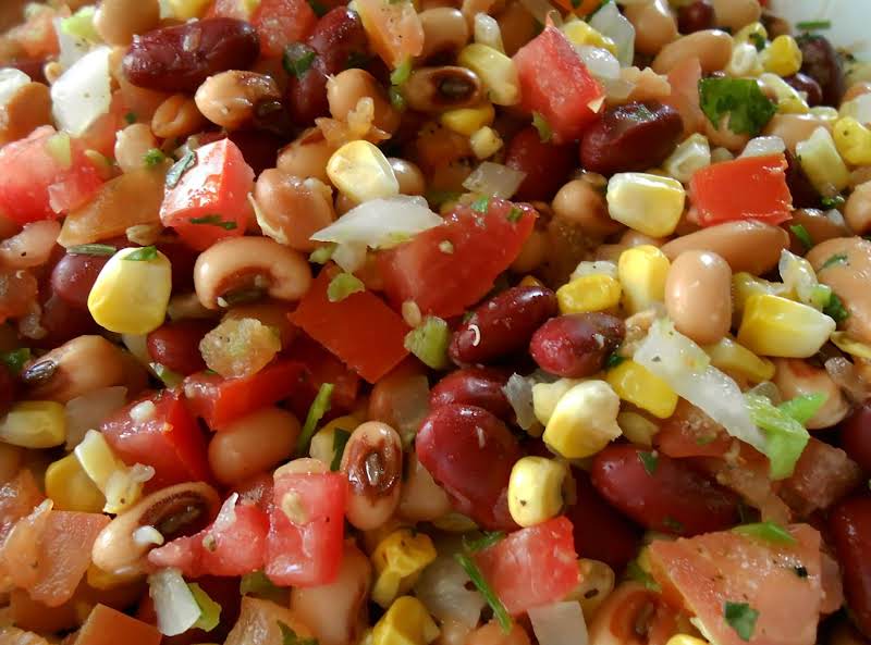 Summer Inspired Corn & Bean Salad