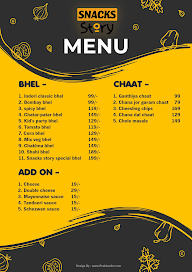 Snacks Story menu 1