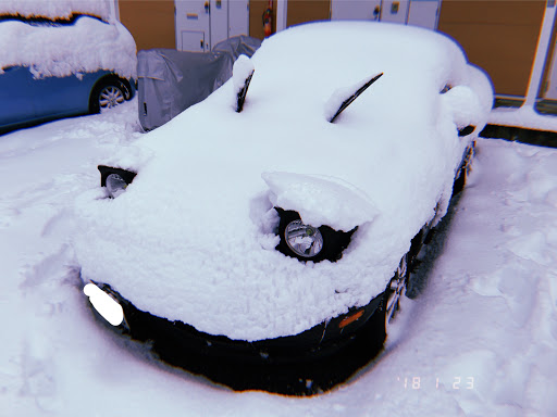 ロードスター Na6ceの愛車紹介 雪が積もった ユーノスロードスター かわいい に関するカスタム メンテナンスの投稿画像 車のカスタム情報はcartune