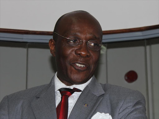 Political analyst Barrack Muluka during a past media interview in Nairobi. /FILE