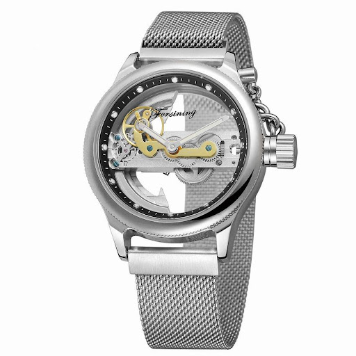 Title 2, Fashion Leisure Waterproof Mesh Belt Tourbillon...