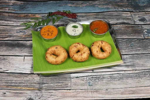 Medu Vada Sambhar [3 Pcs]