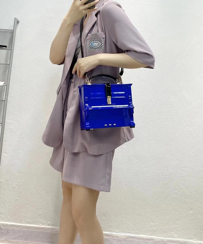 Dames High-End Schattige Niche Piano Box Tas, Uniek Design en Stijlvol voor Vrouwen, Perfect voor Dagelijks Gebruik en Speciale Gelegenheden