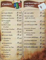 Coffee Shop menu 1