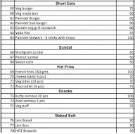 Davara Coffee menu 3