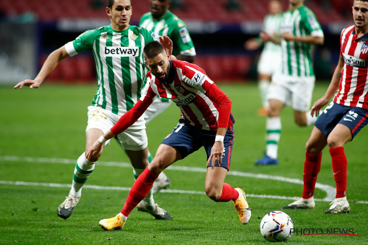 Spierblessure houdt Yannick Carrasco aan de kant bij Atlético Madrid, ook bij Rode Duivels?