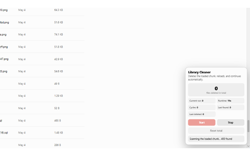 ChatGPT Library Cleaner screenshot 1