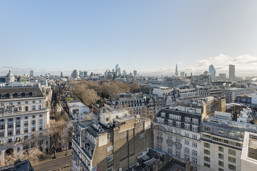 Buy this luxury apartment / penthouse in London (United Kingdom) - Aerial view historic city old buildings