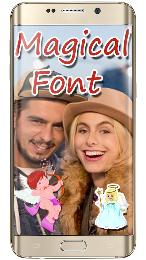 Android application Font Magic Text on Picture screenshort