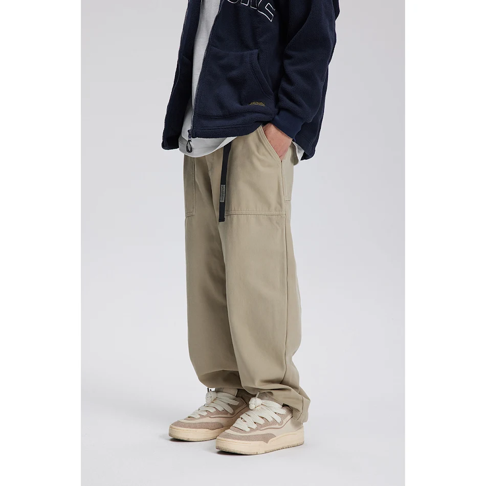 Herren Mode Loose Straight Casual Hosen Bequeme Freizeithosen für den Alltag Stilvolle Passform und Lässiger Look Ideal für Komfort und Vielseitigkeit