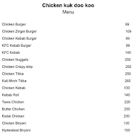 Chicken Kuk Doo Koo menu 1