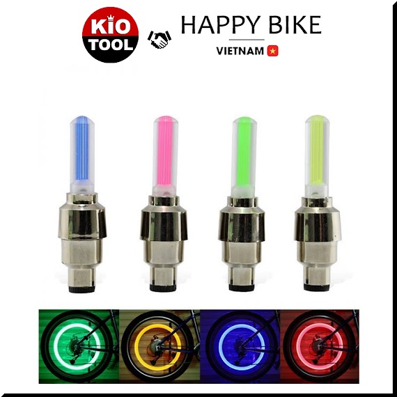 Đèn Xe Đạp Đèn Chân Van Happy Bike Kiotool - 2 Chiếc