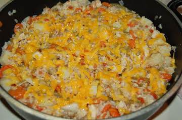 One Skillet Chicken Supper