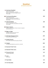 Seashellz Restaurant menu 1