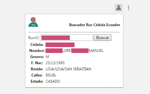 Buscador Ruc Cédula Ecuador