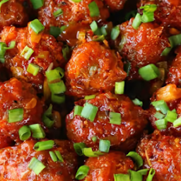 Chicken or Vegetable Manchurian (Dry)