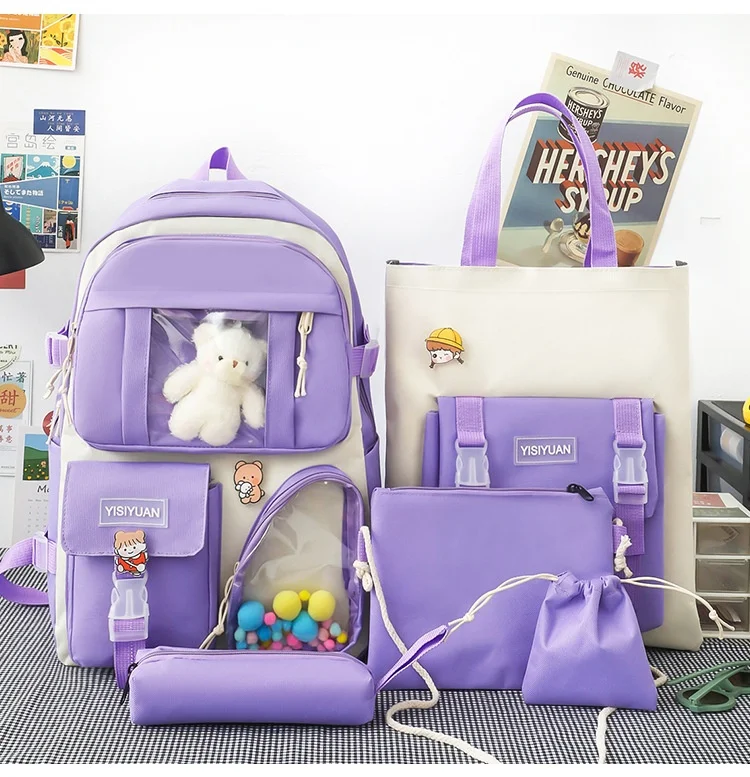 Title 16, Koreaanse College Style Schooltas voor Dames, L...