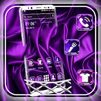 Purple Silk Launcher Theme