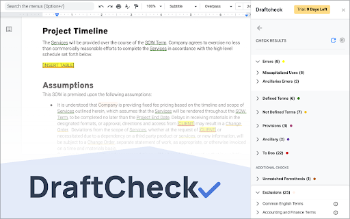 DraftCheck