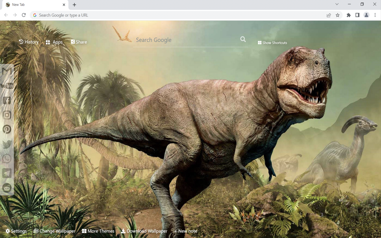 Dinosaur Wallpaper Preview image 1