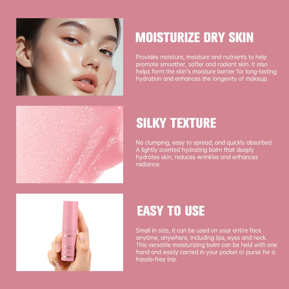 Multifunctionele Hydrate Balm Oogverzorging Vermindert Rimpels, Donkere Kringen en Wallen. Hydrateert en Beschermt. Diepe Hydratatie.