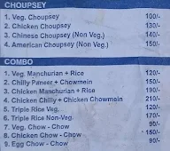 Blue Moon Fast Food Centre menu 1