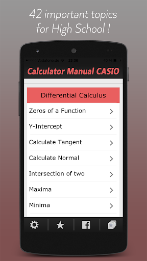 Calculator Manual CASIO PRO