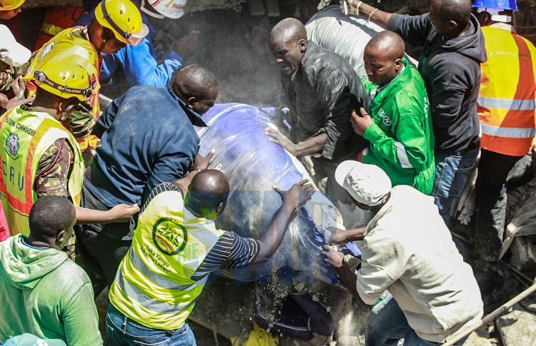 Rescue operation ongoing in Tassia on December 6, 2019.