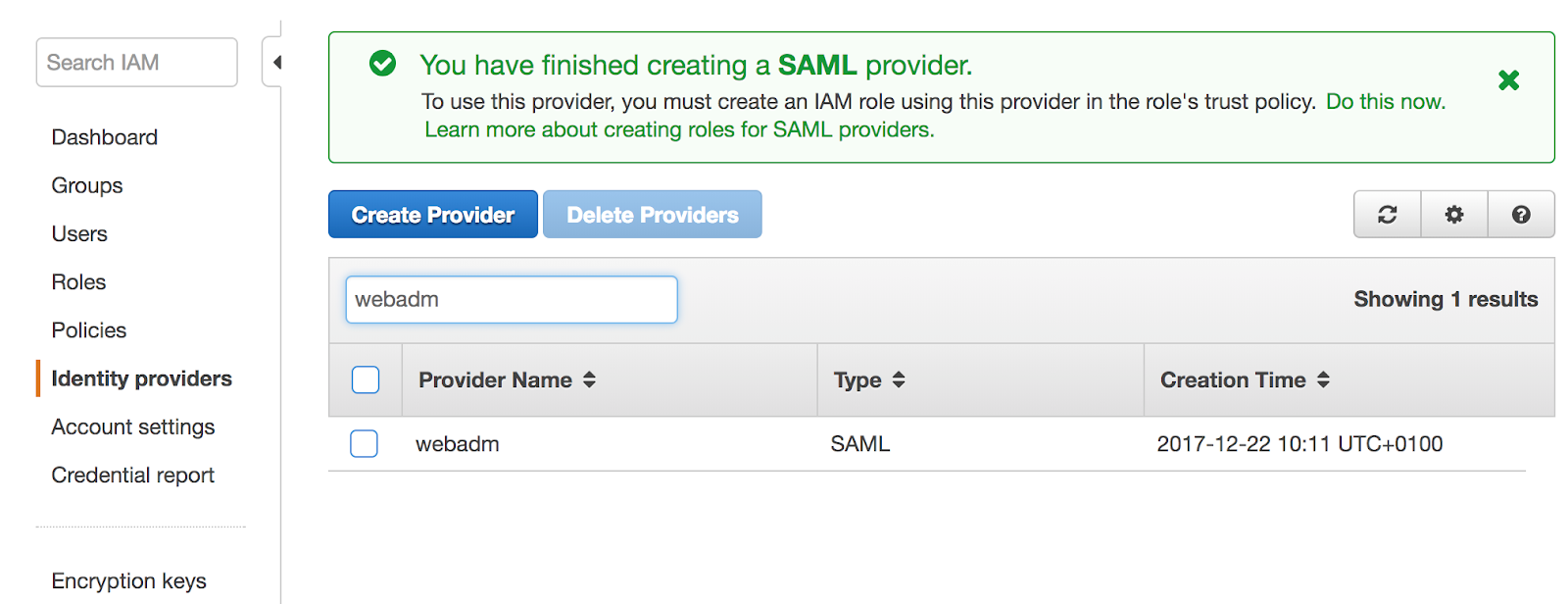 Authentification SAML sur AWS