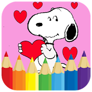 Coloring Book For Snopy Pap Fans 1.0 Icon