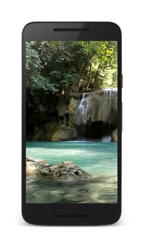 Android application Waterfall Video LWP screenshort