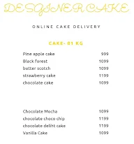 Designer Cake menu 2