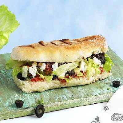 Feta, Olives & Tomato Bechamel Sandwich