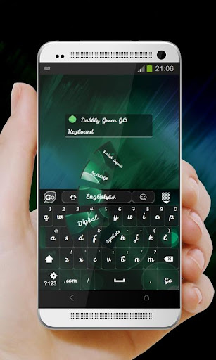 免費下載個人化APP|Bubbly Green GO Keyboard app開箱文|APP開箱王