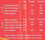 The Momo Junction menu 1