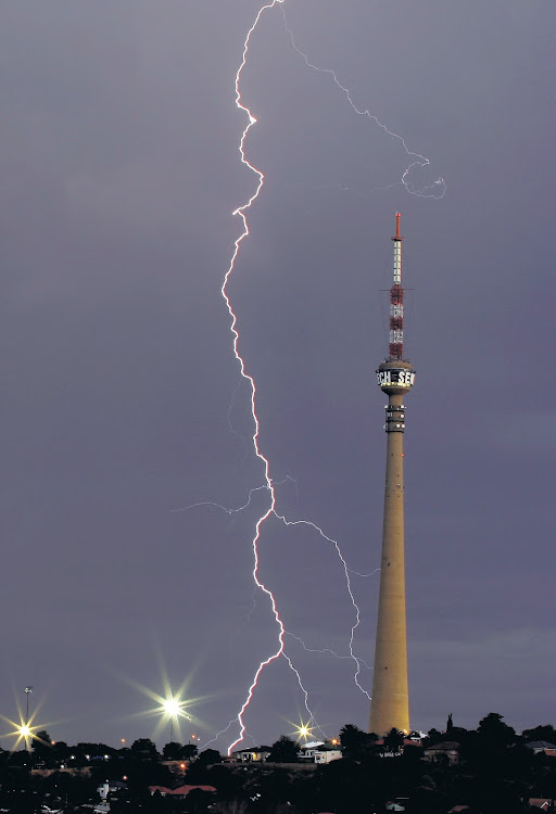 Stormy weather is expected over Gauteng and Mpumalanga on Monday evening.