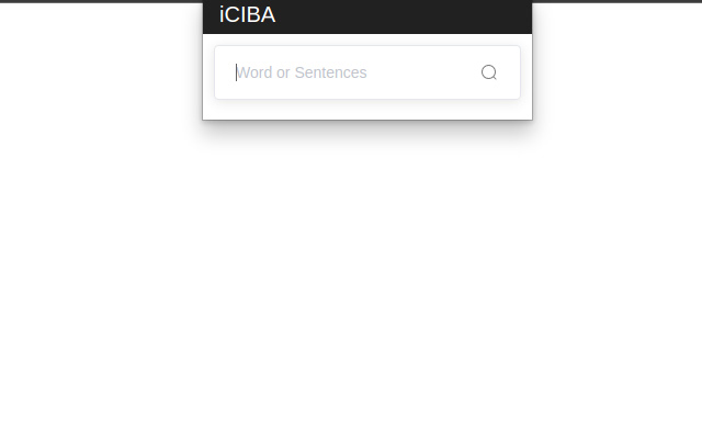 iciba chrome extension