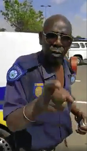 An Ekurhuleni Metro Police Department officer was suspended after a video of him seemingly under the influence of alcohol went viral.