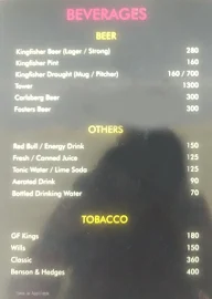 Zero Degrees menu 3