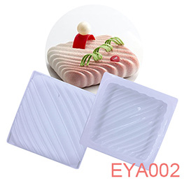 Title 3, Milky White Silicone Fruit Cake Mold French Lov...