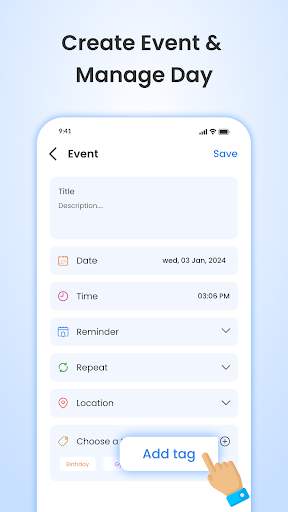 Screenshot Calendar 2024