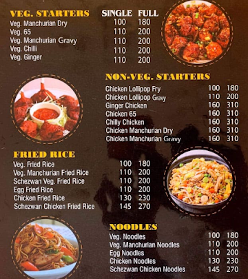 Sri Sai Ram Fast Food menu 