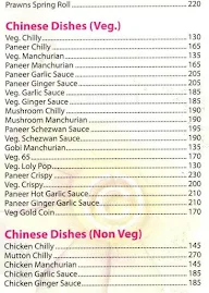 Central Lunch Home menu 2