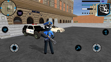 US Police Stickman Vegas Rope Hero City Gangster 2のおすすめ画像1