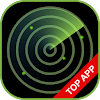 People Radar Scanner Simulated icon