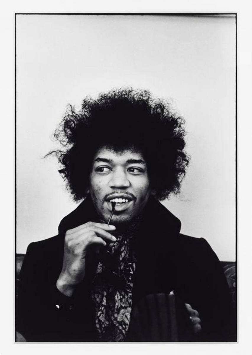 linda mccartney jimi hendrix 1960s photograph