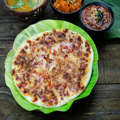 Tomato Onion Uttapam